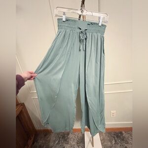 Halara Breezeful Wide Leg Drawstring Linen-feel Pants NWT Small MSRP $59.95